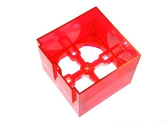 Twilight Zone Clock Housing & Back - Red