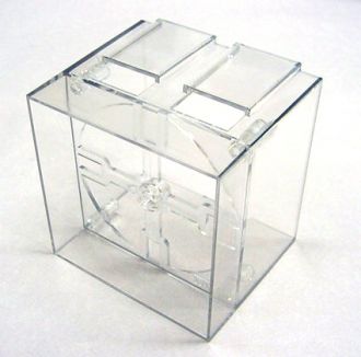 Twilight Zone Clock Housing & Back - Clear
